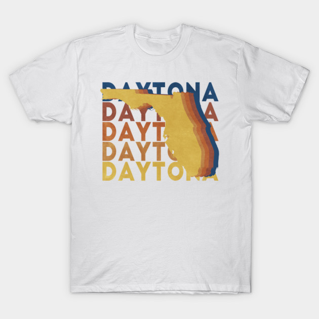 Daytona Beach Florida Retro FL Souvenir T-Shirt-TOZ